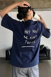 Hey You! Be Kind Today Heavyweight Tee for Gen Z